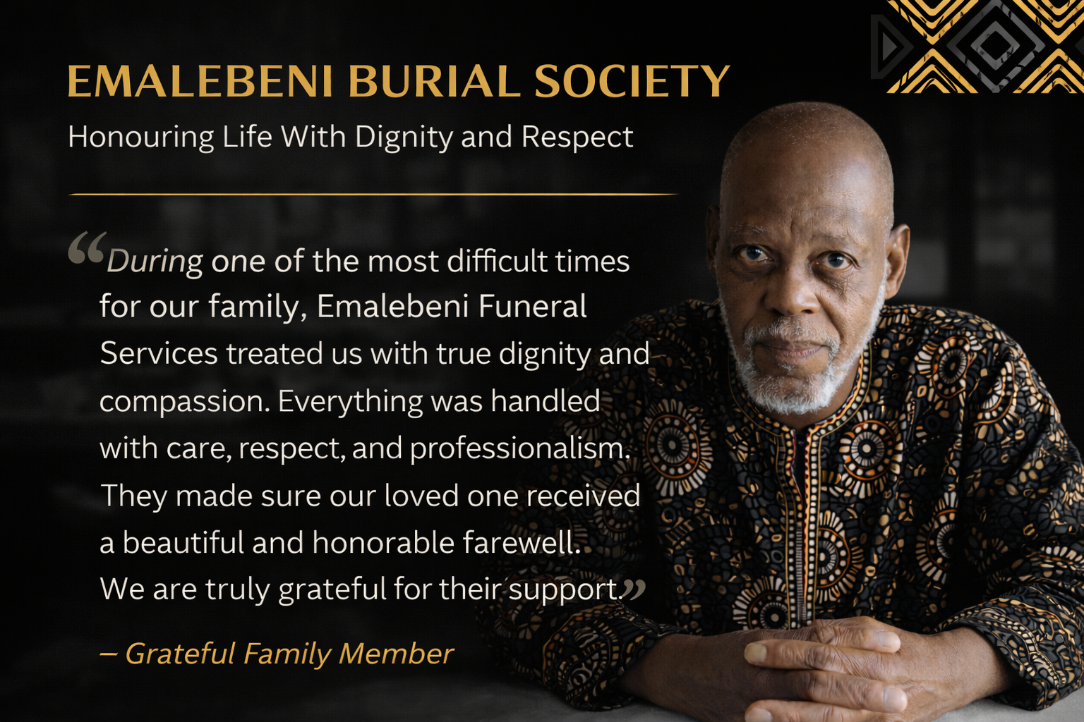 Wellington Nondzaba - Emalebeni Member Testimonial